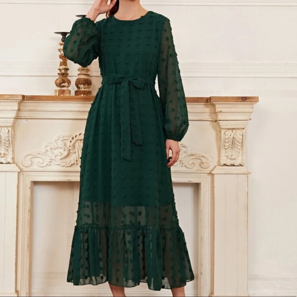 Swiss dot maxi dress - Picture 5 of 6